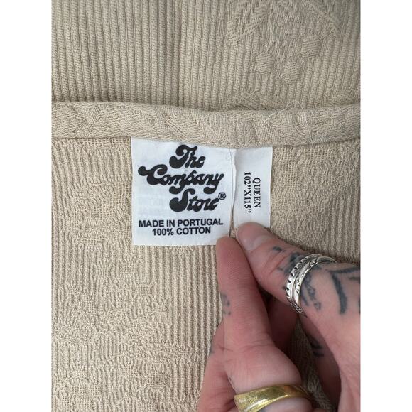 The Company Store Beige Quilt (BagQ) - Picture 3 of 5